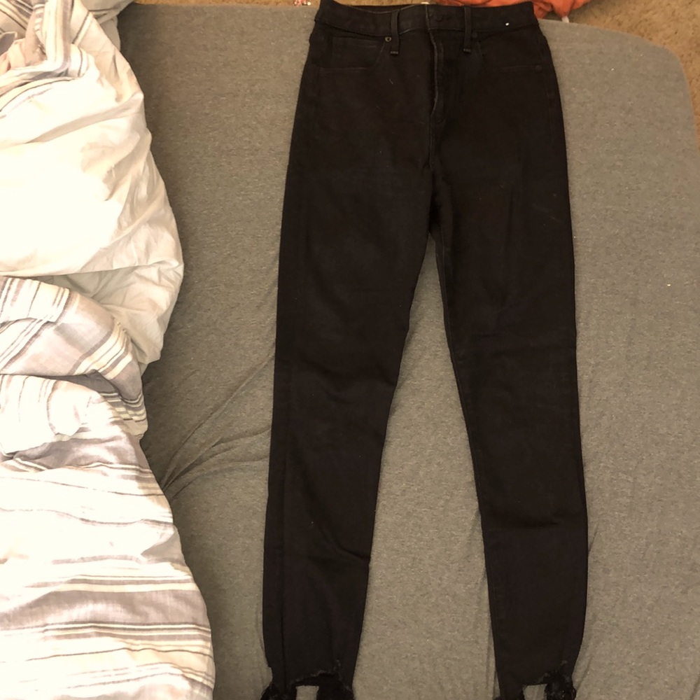 Curve love high rise super skinny ankle jeans